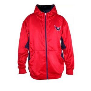 NHL Men's Washington Capitals  Big & Tall  Side Panel Full Zip Hoodie Large NEW